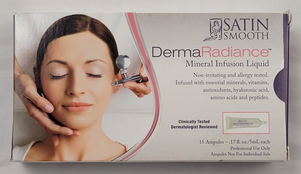 Satin Smooth DermaRadiance Professional Facial Serum Ampules Set